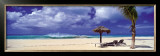 Beach with Sunloungers, Caribbean Posters by Tom Mackie