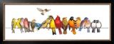 Large Bird Menagerie Posters by Wendy Russell