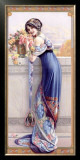 Gasper Camps Balcony Bouquet Poster Framed Giclee Print by Gaspar Camps