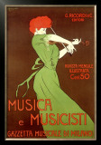 Musica e Musicisti Framed Giclee Print by Leonetto Cappiello