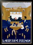 Nord-Wagons Lits-PLM Framed Giclee Print by Jean-raoul Naurac