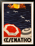 Cesenatico Framed Giclee Print by Retrosi 