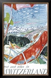 Switzerland Framed Giclee Print by Carigiet Alois