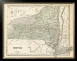 New York, c.1845 Framed Giclee Print by Sidney E. Morse