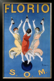 Florio O.M. Framed Giclee Print by Leonetto Cappiello