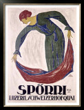 Sporri Framed Giclee Print by B. Durst