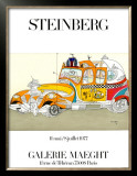 Taxi, 1977 Prints by Saul Steinberg
