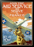 Join Air Service Framed Giclee Print by Jozef Paul Verrees