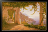 Amalfi dai Cappuccini Prints by Carl Frederic Aagaard