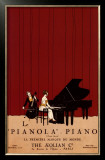 Le Pianola Poster por Susan W. Berman Le Pianola Poster por Susan W. Berman