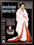 Madame Butterfly Framed Giclee Print by Ercole Brini