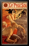 Le Petit Sou Socialist Magazine Impressão giclée emoldurada por Théophile Alexandre Steinlen Le Petit Sou Socialist Magazine Impressão giclée emoldurada por Théophile Alexandre Steinlen