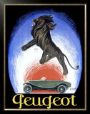 Peugeot Framed Giclee Print by Leonetto Cappiello