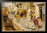 Breezy Day In Venice Prints by Ettore Tito
