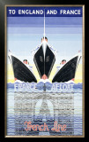 French Line Framed Giclee Print by K. Stewart
