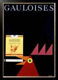 Gauloises Framed Giclee Print by Donald Brun