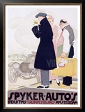 Spyker Autos Framed Giclee Print by Vanderhem 
