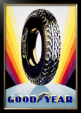 Goodyear Automobile Tire Co. Framed Giclee Print