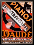 Pianos Daude Framed Giclee Print by Andre Daude