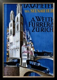 Taxameter A Welti-Furrer AG, Zurich Framed Giclee Print by Morach 