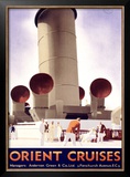 Orient Cruises Framed Giclee Print