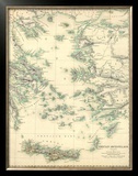 Grecian Archipelago, Ancient, c.1843 Framed Giclee Print by William Smith