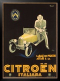 Citroen Framed Giclee Print by Marcello Nizzoli