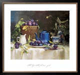 Still Life with Plums Pôsters por Del Gish Still Life with Plums Pôsters por Del Gish