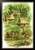 Fiji Framed Giclee Print by Louis Macouillard