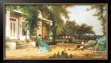 In My Neighbor's Garden Art by Alfred Thompson Bricher
