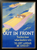 Out in Front Framed Giclee Print by Frank Mather Beatty
