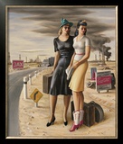 Oil Field Girls, c.1940 Posters por Jerry Bywaters Oil Field Girls, c.1940 Posters por Jerry Bywaters