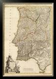 Composite: Portugal, Algarve, c.1780 Framed Giclee Print by Giovanni Antonio Bartolomeo Rizzi Zannoni