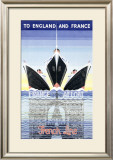 French Line Framed Giclee Print by K. Stewart