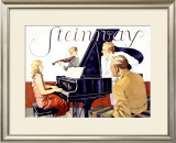 Steinway Framed Giclee Print by Werner Von Axster-Heudtlass