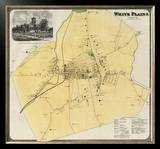 White Plains, New York, c.1868 Framed Giclee Print by Frederick W. Beers