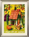 Lige Til at Spise Framed Giclee Print by Vonsild 