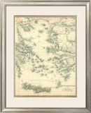 Grecian Archipelago, Ancient, c.1843 Framed Giclee Print by William Smith