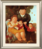La Famiglia Prints by Fernando Botero