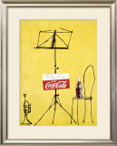 Coca-Cola Swiss Pop Art, c.1962 Framed Giclee Print by Herbert Leupin