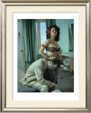 Pin-Up Girl: Casa Bahama Motel Room Framed Giclee Print by Richie Fahey