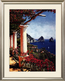 Pergola in Capri Prints by Elizabeth Wright