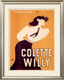 Colette Willy Framed Giclee Print by Semenov 