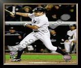 Johnny Damon Game Six of the 2009 ALCS Framed Photographic Print
