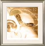Lemon Drop Martini Limited Edition Framed Print by Peterson 