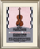 Hermann Glassl Violin Maker Framed Giclee Print