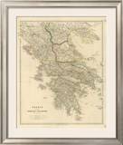 Greece, Ionian Islands, c.1832 Framed Giclee Print by John Arrowsmith