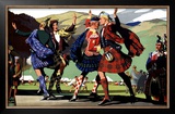 LMS Railway Highland Games Framed Giclee Print by Christopher Clark