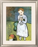 Kind Mit Taube, 1901 Poster by Pablo Picasso