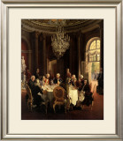 Die Tafelrunde Prints by Adolph Von Menzel